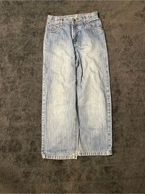 Old Navy Light Wash Relaxed Wide-Leg Jeans
